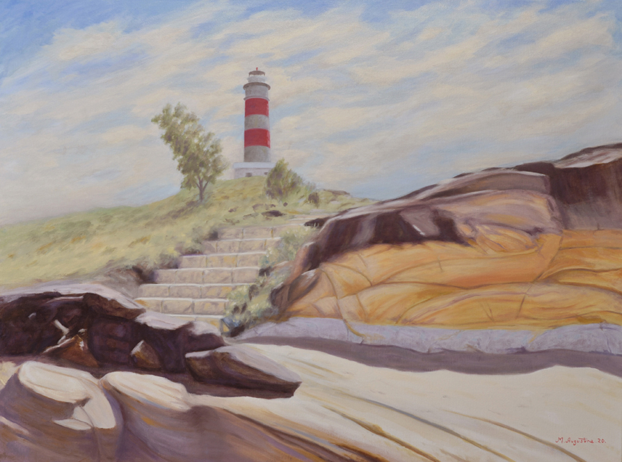Moreton lighthouse 76x102cm $1000